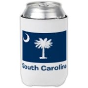Get a South Carolina Palmetto Moon Flag Can Cooler that includes the state flag and name.