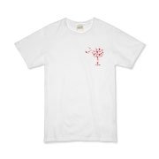 Get a Red Heart Pattern Palmetto Moon for your sweetheart this Valentine's Day! Featuring the a smaller pocket sized version of the South Carolina Palmetto Moon with a red heart pattern printed in the pocket area of a shirt or apparel item.
