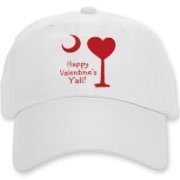 Buy a Happy Valentine's Y'all with a Heart Palmetto Moon Deluxe Cotton Hat.