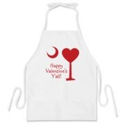 Happy Valentine's Y'all with a Heart Palmetto Moon. Get your Happy Valentine's Y'all shirt, apparel, or other gift item today!