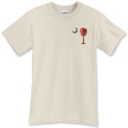 Every Carolina Teacher should have this two sided print School Apple Palmetto Moon Pocket Print T-Shirt that features the South Carolina palmetto with an apple and chalkboard moon.