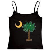 Buy a Christmas Palmetto Moon Women's Fitted Camisole Tank and have a Merry Christmas, South Carolina style.