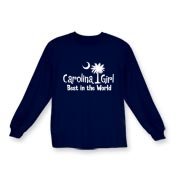 White Carolina Girl Best in the World T-Shirts, Apparel, and Gifts. Carolina Girls are truly the best in the world. Best in the world Carolina Girl Shirts and Apparel for everyone.