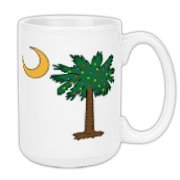 Merry Christmas from the Palmetto State! Celebrate Christmas in South Carolina with a Christmas Palmetto Moon T-Shirt, Sweatshirt, or other gift item.