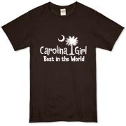White Carolina Girl Best in the World T-Shirts, Apparel, and Gifts. Carolina Girls are truly the best in the world. Best in the world Carolina Girl Shirts and Apparel for everyone.