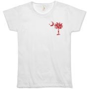 Get a White Heart Pattern Palmetto Moon for your sweetheart this Valentine's Day! Featuring the a smaller pocket sized version of the South Carolina Palmetto Moon with a white heart pattern printed in the pocket area of a shirt or apparel item.