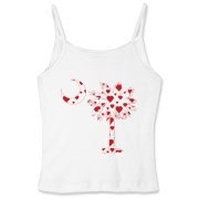 Get a Red Heart Pattern Palmetto Moon for your sweetheart this Valentine's Day! Featuring the South Carolina Palmetto Moon with a red heart pattern in the background.