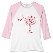 Get a Red Heart Pattern Palmetto Moon for your sweetheart this Valentine's Day! Featuring the South Carolina Palmetto Moon with a red heart pattern in the background.