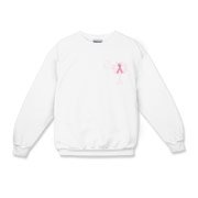 Join the fight against breast cancer in South Carolina! Show you care and be aware with a Join the Fight Pink Ribbon Palmetto Moon Deluxe Kids Crewneck Sweatshirt. Proceeds from Pink Ribbon Palmetto Moon Join the Fight products donated to help find a cure