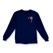 Every Carolina Teacher should have this two sided print School Apple Palmetto Moon Pocket Print Kids Long Sleeve T-Shirt that features the South Carolina palmetto with an apple and chalkboard moon.