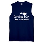 White Carolina Girl Best in the World T-Shirts, Apparel, and Gifts. Carolina Girls are truly the best in the world. Best in the world Carolina Girl Shirts and Apparel for everyone.