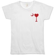 Get a Heart Palmetto Moon for your sweetheart this Valentine's Day! Featuring the a smaller pocket sized version of the South Carolina Palmetto Moon with a red heart printed in the pocket area of a shirt or apparel item.