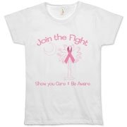 Join the fight against breast cancer in South Carolina! Show you care and be aware with a Join the Fight Pink Ribbon Palmetto Moon Organic Women's T-Shirt. Proceeds from Pink Ribbon Palmetto Moon Join the Fight products donated to help find a cure.