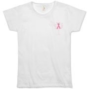 Join the fight against breast cancer in South Carolina! Show you care and be aware with a Join the Fight Pink Ribbon Palmetto Moon Deluxe Organic Women's T-Shirt. Proceeds from Pink Ribbon Palmetto Moon Join the Fight products donated to help find a cure.