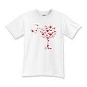 Get a Red Heart Pattern Palmetto Moon for your sweetheart this Valentine's Day! Featuring the South Carolina Palmetto Moon with a red heart pattern in the background.
