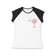 Get a Red Heart Pattern Palmetto Moon for your sweetheart this Valentine's Day! Featuring the a smaller pocket sized version of the South Carolina Palmetto Moon with a red heart pattern printed in the pocket area of a shirt or apparel item.