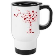 Get a Red Heart Pattern Palmetto Moon for your sweetheart this Valentine's Day! Featuring the South Carolina Palmetto Moon with a red heart pattern in the background.
