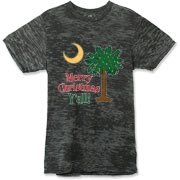 Buy a Merry Christmas Y'all Palmetto Moon Alternative Apparel Burnout T-Shirt 		 and have a Merry Christmas, y'all, in South Carolina style.