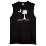 Carolina Girls are the best in the world! Choose your favorite shirt style and color for this red version of our popular carolina girl design that also features the palmetto and moon logo of South Carolina.