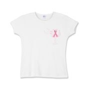 Join the fight against breast cancer in South Carolina! Show you care and be aware with a Join the Fight Pink Ribbon Palmetto Moon Deluxe Girls Baby Rib T-Shirt. Proceeds from Pink Ribbon Palmetto Moon Join the Fight products donated to help find a cure.