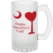 Happy Valentine's Y'all with a Heart Palmetto Moon. Get your Happy Valentine's Y'all shirt, apparel, or other gift item today!