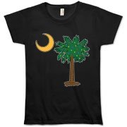 Merry Christmas from the Palmetto State! Celebrate Christmas in South Carolina with a Christmas Palmetto Moon T-Shirt, Sweatshirt, or other gift item.