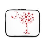 Buy a Red Heart Pattern Palmetto Moon iPad Sleeve for your sweetheart this Valentine's Day! Featuring the South Carolina Palmetto Moon with a red heart pattern in the background.