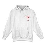 Get a Red Heart Pattern Palmetto Moon for your sweetheart this Valentine's Day! Featuring the a smaller pocket sized version of the South Carolina Palmetto Moon with a red heart pattern printed in the pocket area of a shirt or apparel item.