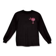Garnet and Black Polka Dots South Cackalacky Deluxe Kids Long Sleeve T-Shirt feature the polka dot South Carolina palmetto moon logo in garnet and black on the back and a smaller, matching palmetto moon on the front.