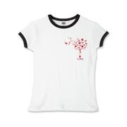Get a Red Heart Pattern Palmetto Moon for your sweetheart this Valentine's Day! Featuring the a smaller pocket sized version of the South Carolina Palmetto Moon with a red heart pattern printed in the pocket area of a shirt or apparel item.