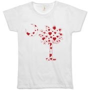 Get a Red Heart Pattern Palmetto Moon for your sweetheart this Valentine's Day! Featuring the South Carolina Palmetto Moon with a red heart pattern in the background.