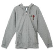 Buy a Carolina Teacher School Apple Palmetto Moon Deluxe Canvas Freemont Full-Zip Hoodie. This two-sided product features the South Carolina palmetto with an apple and chalkboard moon printed on the front left chest area and the Carolina Teacher palmetto