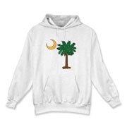 Merry Christmas from the Palmetto State! Celebrate Christmas in South Carolina with a Christmas Palmetto Moon T-Shirt, Sweatshirt, or other gift item.