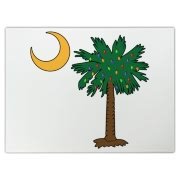 Merry Christmas from the Palmetto State! Celebrate Christmas in South Carolina with a Christmas Palmetto Moon T-Shirt, Sweatshirt, or other gift item.