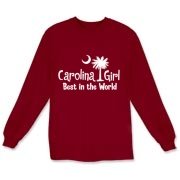 White Carolina Girl Best in the World T-Shirts, Apparel, and Gifts. Carolina Girls are truly the best in the world. Best in the world Carolina Girl Shirts and Apparel for everyone.