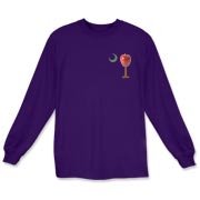 Every Carolina Teacher should have this two sided print School Apple Palmetto Moon Pocket Print Long Sleeve T-Shirt that features the South Carolina palmetto with an apple and chalkboard moon.