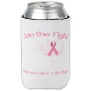 Join the fight against breast cancer in South Carolina! Show you care and be aware with a Join the Fight Pink Ribbon Palmetto Moon Can Cooler. Proceeds from Pink Ribbon Palmetto Moon Join the Fight products donated to help find a cure.