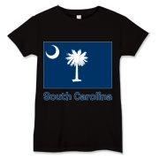 Get a South Carolina Palmetto Moon Flag Women's T-Shirt that includes the state flag and name.