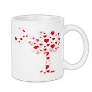 Get a Red Heart Pattern Palmetto Moon for your sweetheart this Valentine's Day! Featuring the South Carolina Palmetto Moon with a red heart pattern in the background.