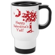 Happy Valentine's Y'all with a White Heart Pattern Palmetto Moon. Get your Happy Valentine's Y'all shirt, apparel, or other gift item today!