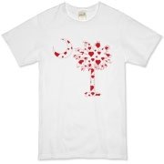 Get a Red Heart Pattern Palmetto Moon for your sweetheart this Valentine's Day! Featuring the South Carolina Palmetto Moon with a red heart pattern in the background.