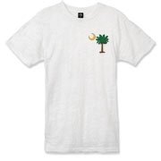 Buy a Christmas Palmetto Moon Alternative Apparel Burnout T-Shirt 		 and have a Merry Christmas, South Carolina style. This version features a pocket sized version of the Christmas Tree Palmetto Moon.
