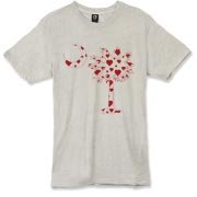 Buy a Red Heart Pattern Palmetto Moon Alternative Apparel Burnout T-Shirt 		 for your sweetheart this Valentine's Day! Featuring the South Carolina Palmetto Moon with a red heart pattern in the background.
