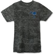 Buy a Blue Palmetto Moon Alternative Apparel Burnout T-Shirt featuring a smaller palmetto printed on the left chest area. The palmetto moon is a symbol of South Carolina pride.