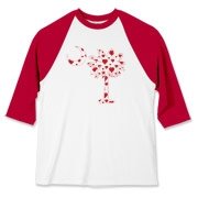 Get a Red Heart Pattern Palmetto Moon for your sweetheart this Valentine's Day! Featuring the South Carolina Palmetto Moon with a red heart pattern in the background.