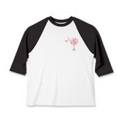 Get a Red Heart Pattern Palmetto Moon for your sweetheart this Valentine's Day! Featuring the a smaller pocket sized version of the South Carolina Palmetto Moon with a red heart pattern printed in the pocket area of a shirt or apparel item.