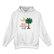 Merry Christmas Y'all Palmetto Moon shirts, apparel and gifts. Celebrate Christmas in South Carolina with this festive design.