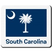Get a South Carolina Palmetto Moon Flag Mousepad that includes the state flag and name.
