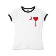 Get a Heart Palmetto Moon for your sweetheart this Valentine's Day! Featuring the a smaller pocket sized version of the South Carolina Palmetto Moon with a red heart printed in the pocket area of a shirt or apparel item.