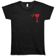 Get a Heart Palmetto Moon for your sweetheart this Valentine's Day! Featuring the a smaller pocket sized version of the South Carolina Palmetto Moon with a red heart printed in the pocket area of a shirt or apparel item.